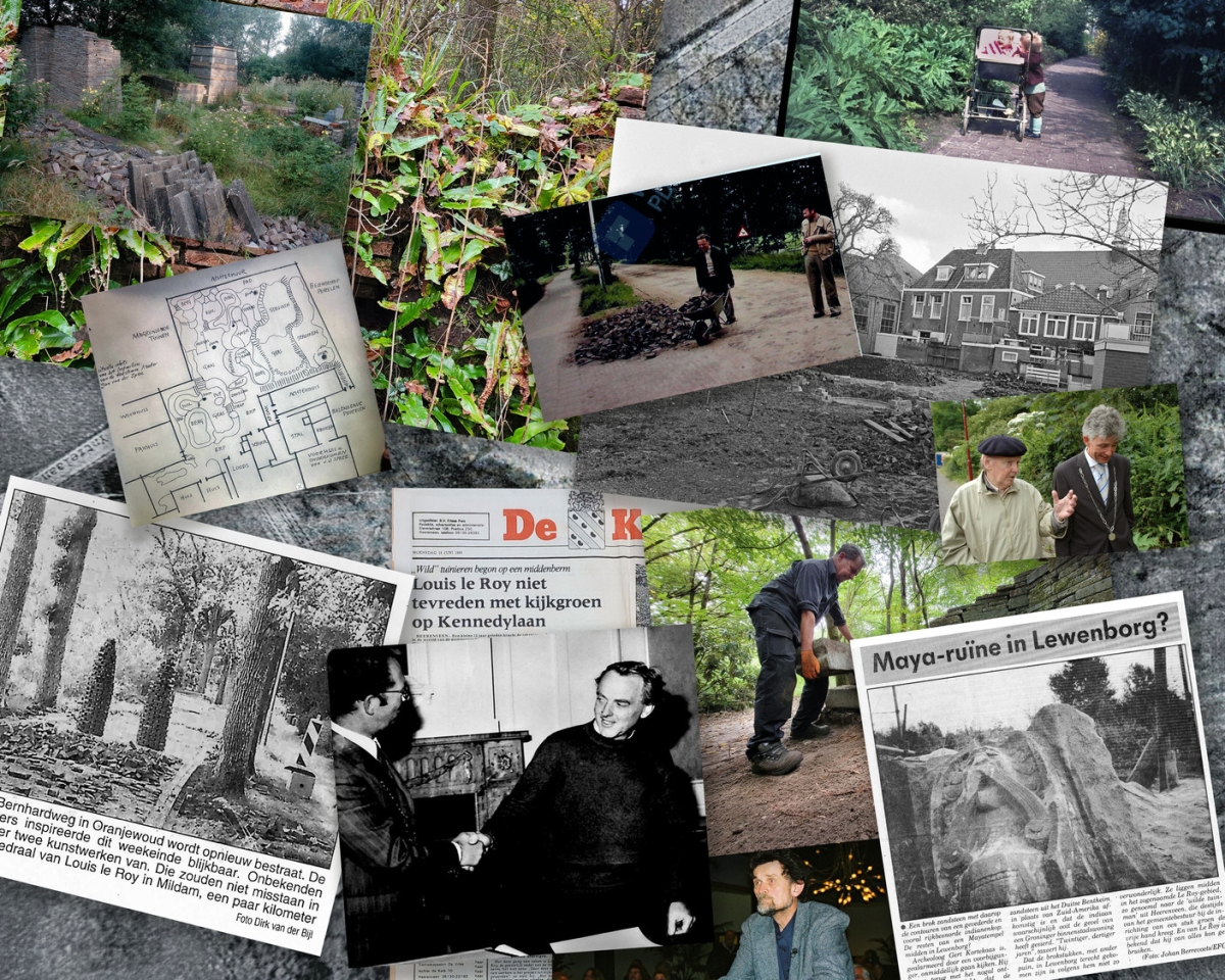 Een klein deel van de publicaties over Le Roy in kranten en tijdschriften