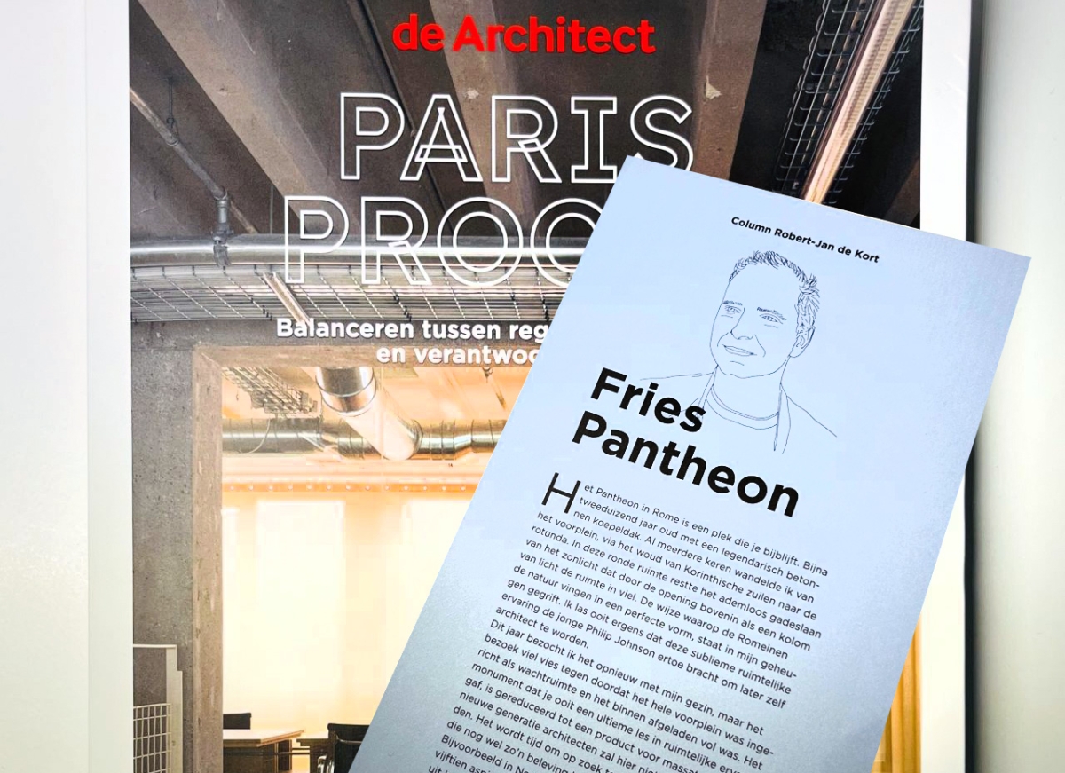Column "Fries Pantheon" van Robert-Jan de Kort in De Architect (foto's: Robert-Jan de Kort)